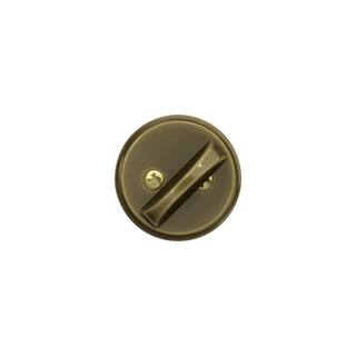 Schlage B60 Series Antique Brass Single Cylinder Deadbolt Certified Highest for Security and Durability B60.N.G.609