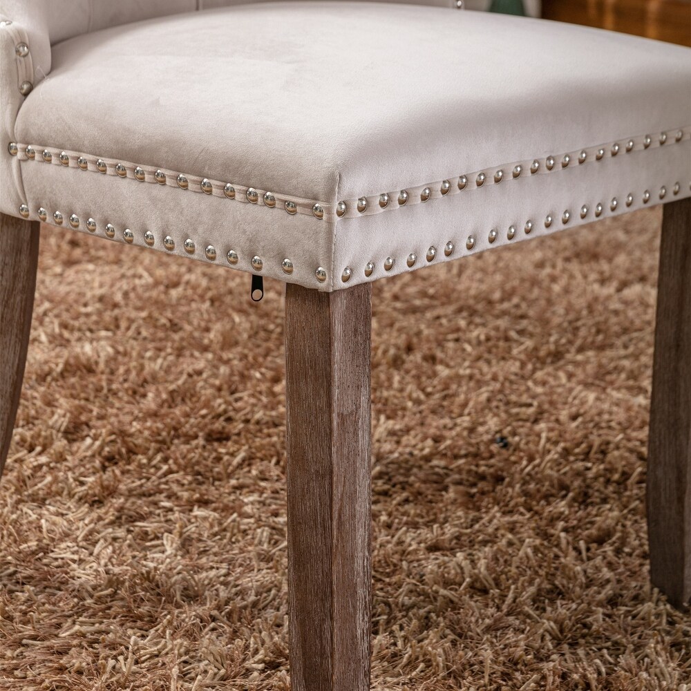 Kata Tufted Velvet Side Chair (Set of 6)