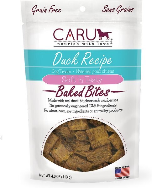 Caru Soft 'n Tasty Baked Bites Duck Recipe Grain-Free Dog Treats