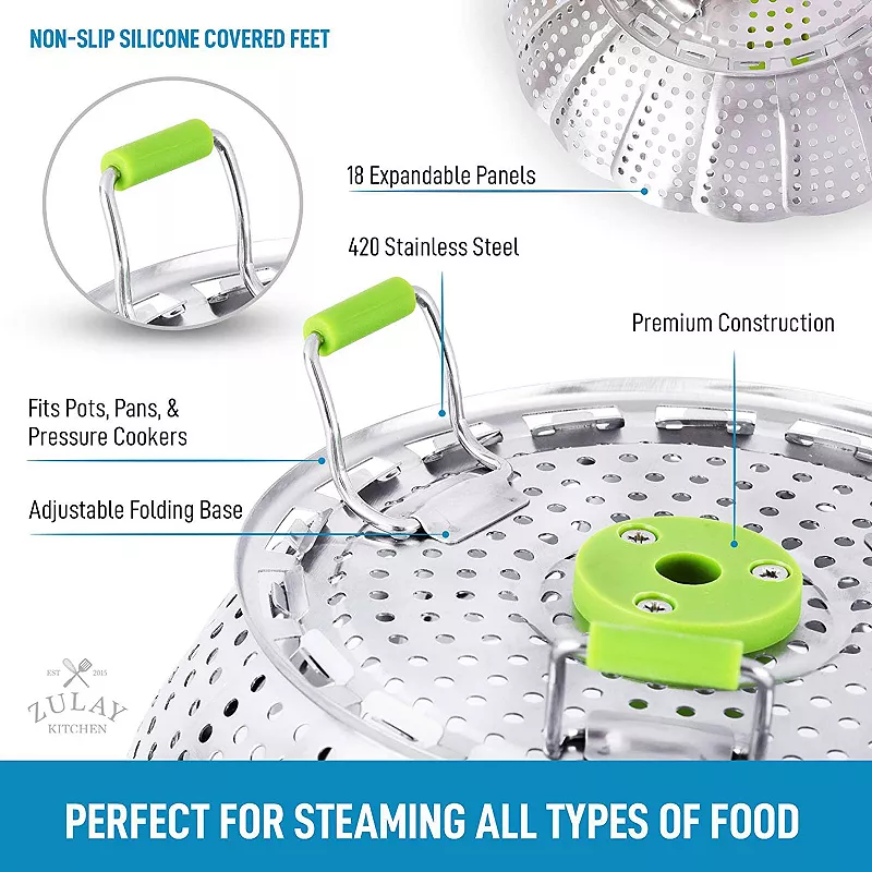 Adjustable Vegetable Steamer Basket