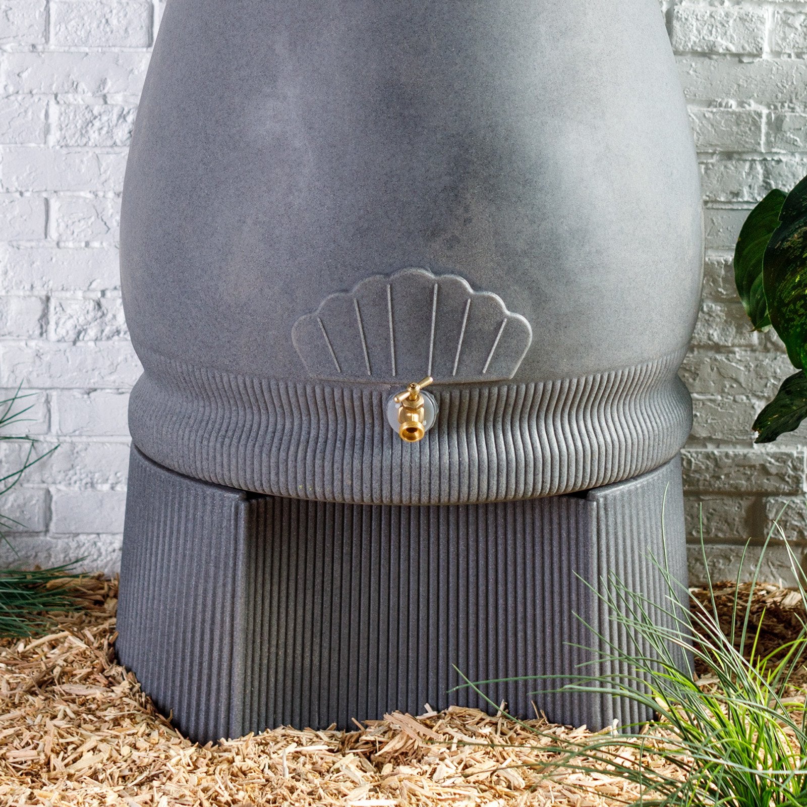 Good Ideas Rain Wizard Urn Rain Barrel Stand