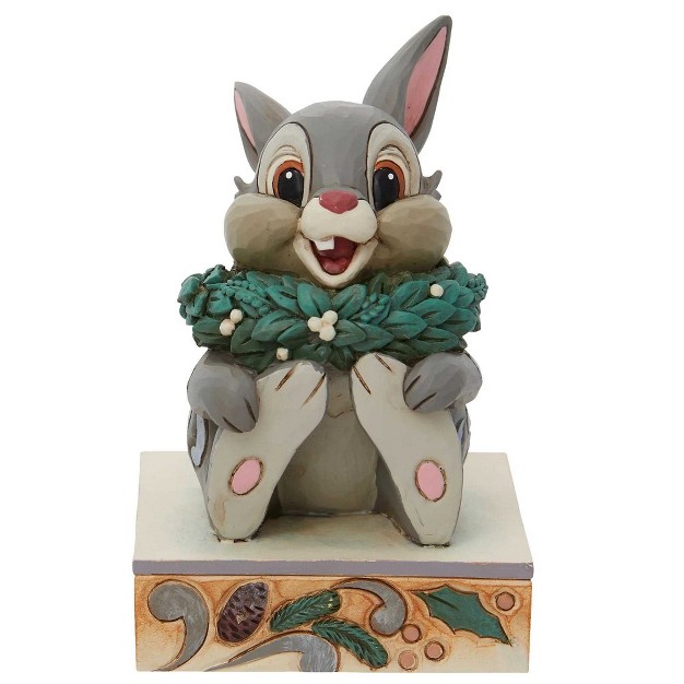 Jim Shore Winter Wonders One Figurine 3 75 Inches Thumper Disney Traditions 6010878 Resin Gray