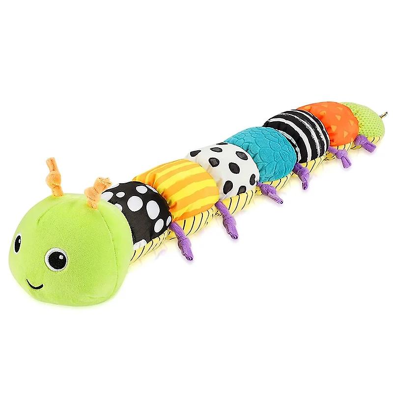 Baby Rattle Musical Caterpillar Baby Plush Toys Sensory Toys Newborn Toddler Gift