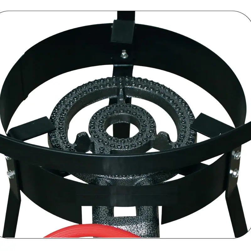 High Quality Camp Stove Cast Iron Gas Burner Double Burner Camp Stove