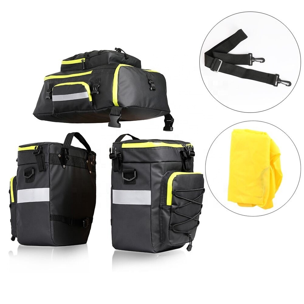 Rallex Wholesale Mountain Road Multifunctional cycling Bag Bike Pannier Waterproof Bicycle Saddle Bag