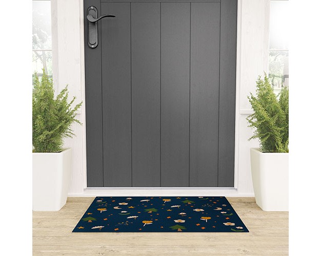 Hello Twiggs Fall Forest Welcome Mat Society6