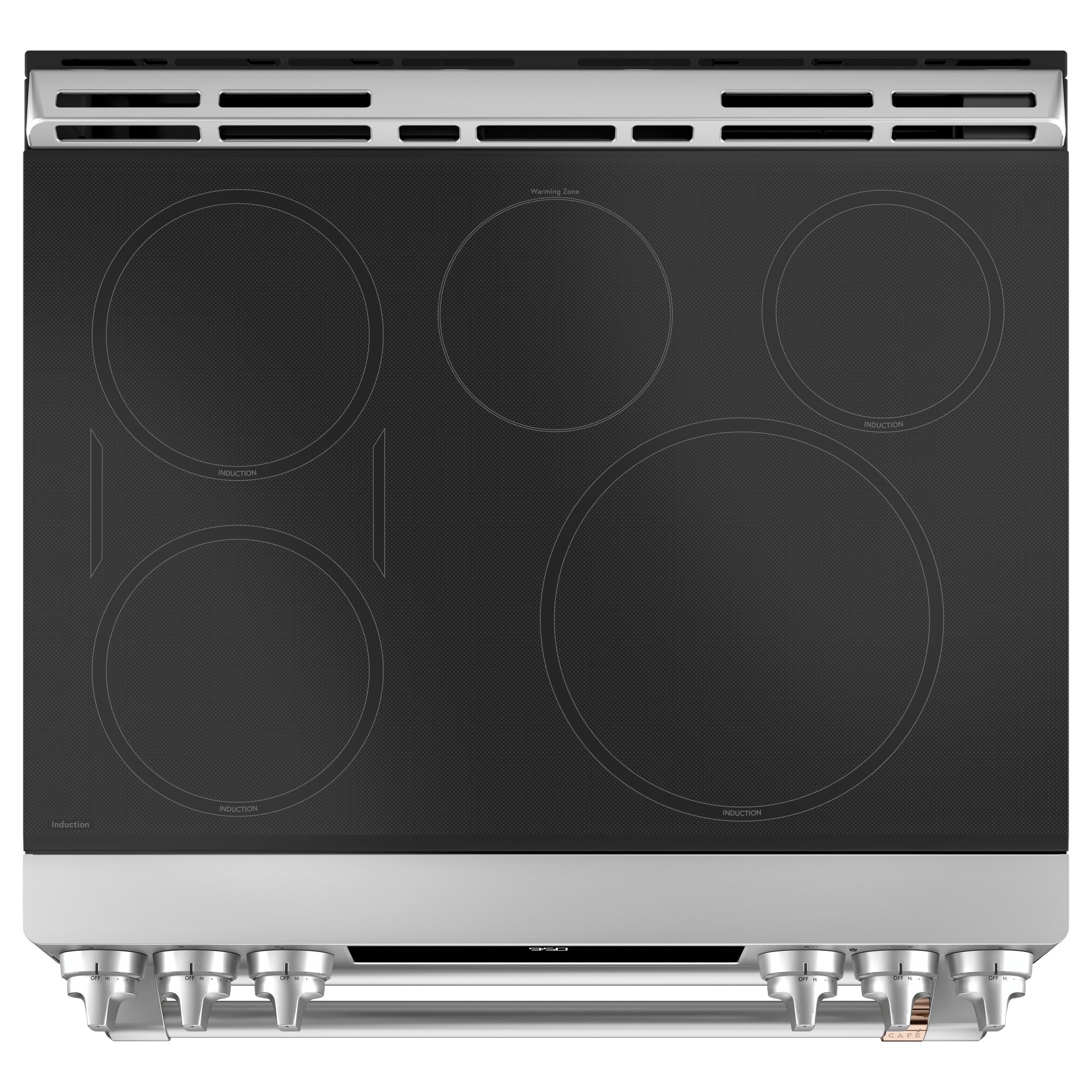 Café 30-inch Slide-in Induction Range with Convection Technology CHS950P2MS1