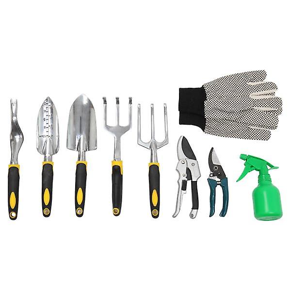 10pc Garden Tool Kit Grey Black 58873