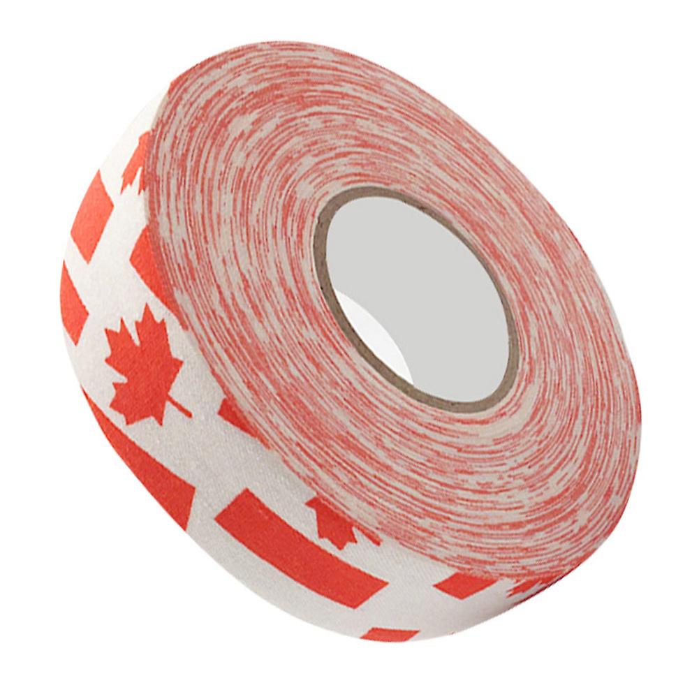 2.5cmx25m Hockey Protective Tape Sport Badminton Pole Pads Hockey Stick Tapes Red Maple Leaf