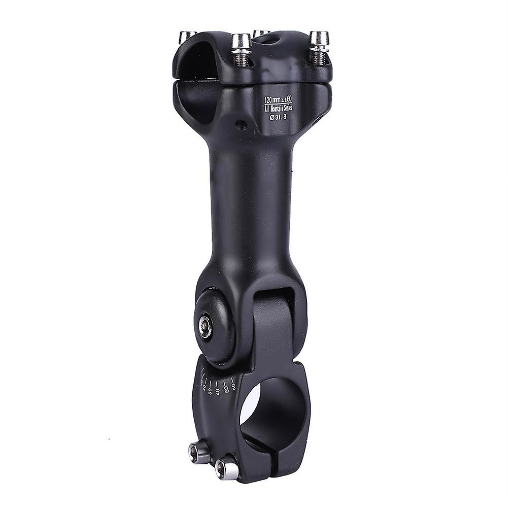 0-60 Adjustable Aluminum Alloy Bike Handlebar Stem Riser For Xc Mtb Road City Bike(31.8*120mm)