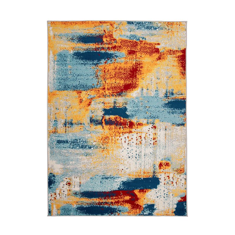 World Rug Gallery Sky Abstract Pattern Rug