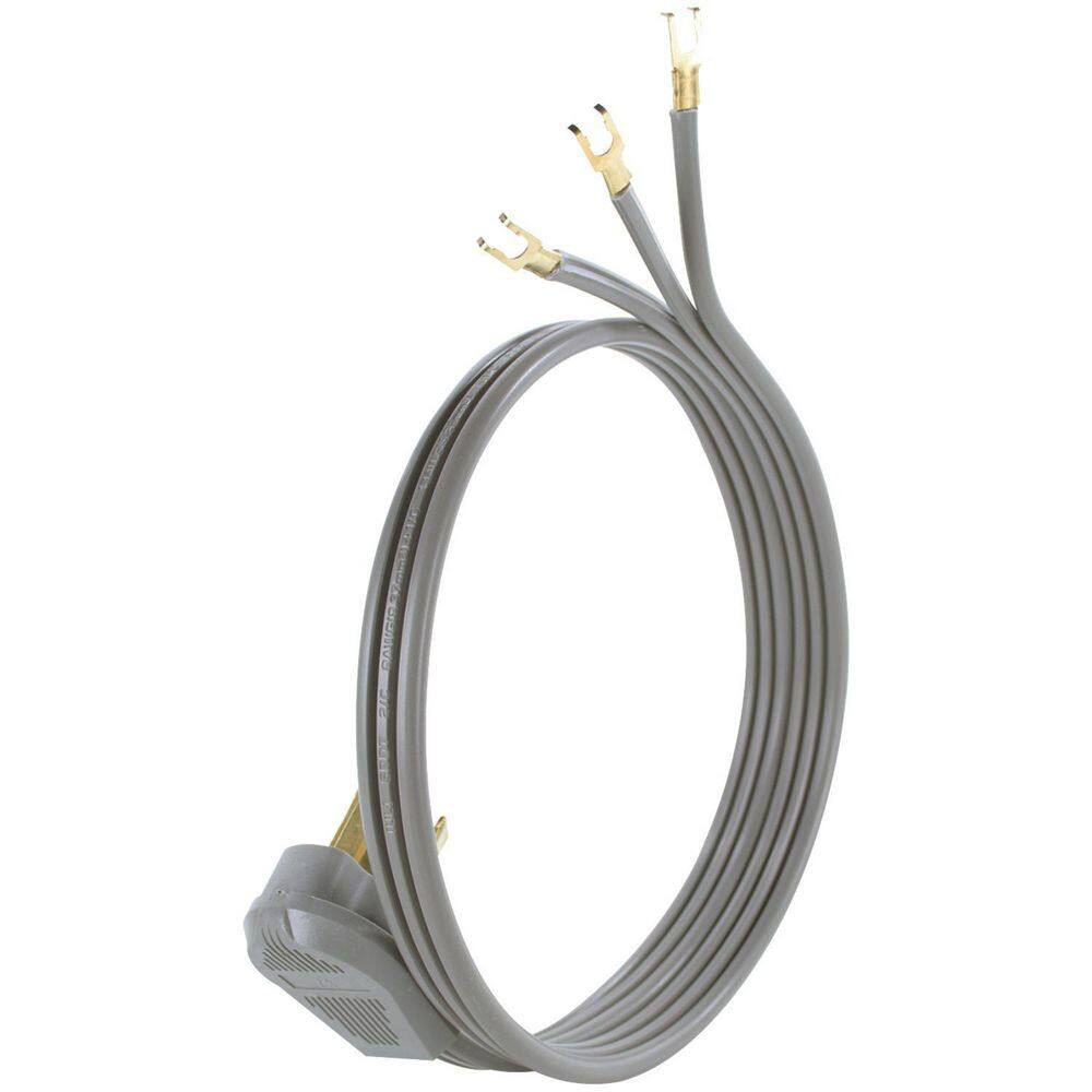 CERTIFIED APPLIANCE ACCESSORIES 5 ft. 83 3-Wire Open-End-Connector 40-Amp Range Cord 90-1052