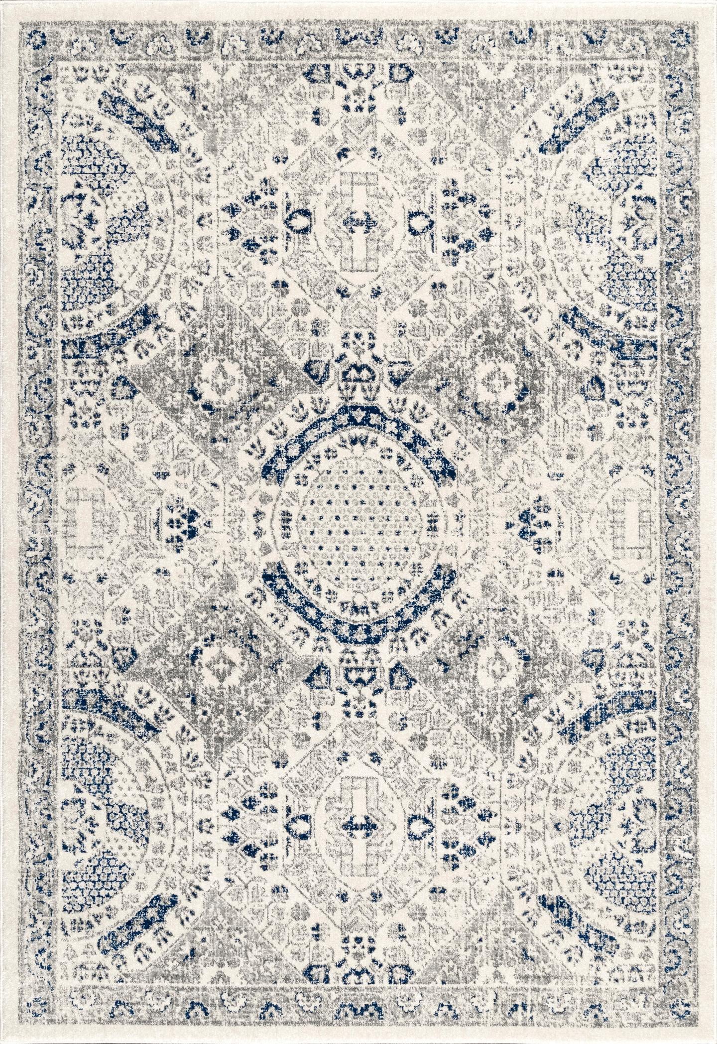 nuLOOM Minta Vintage Accent Rug, 2' x 3', Blue