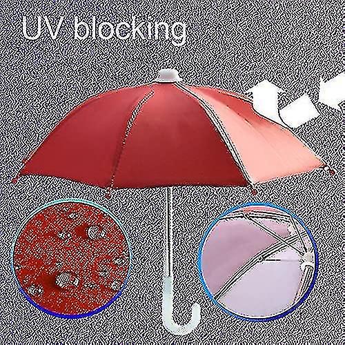 Mini Umbrella. Portable Waterproof Phone Protective Umbrella Durable Uv