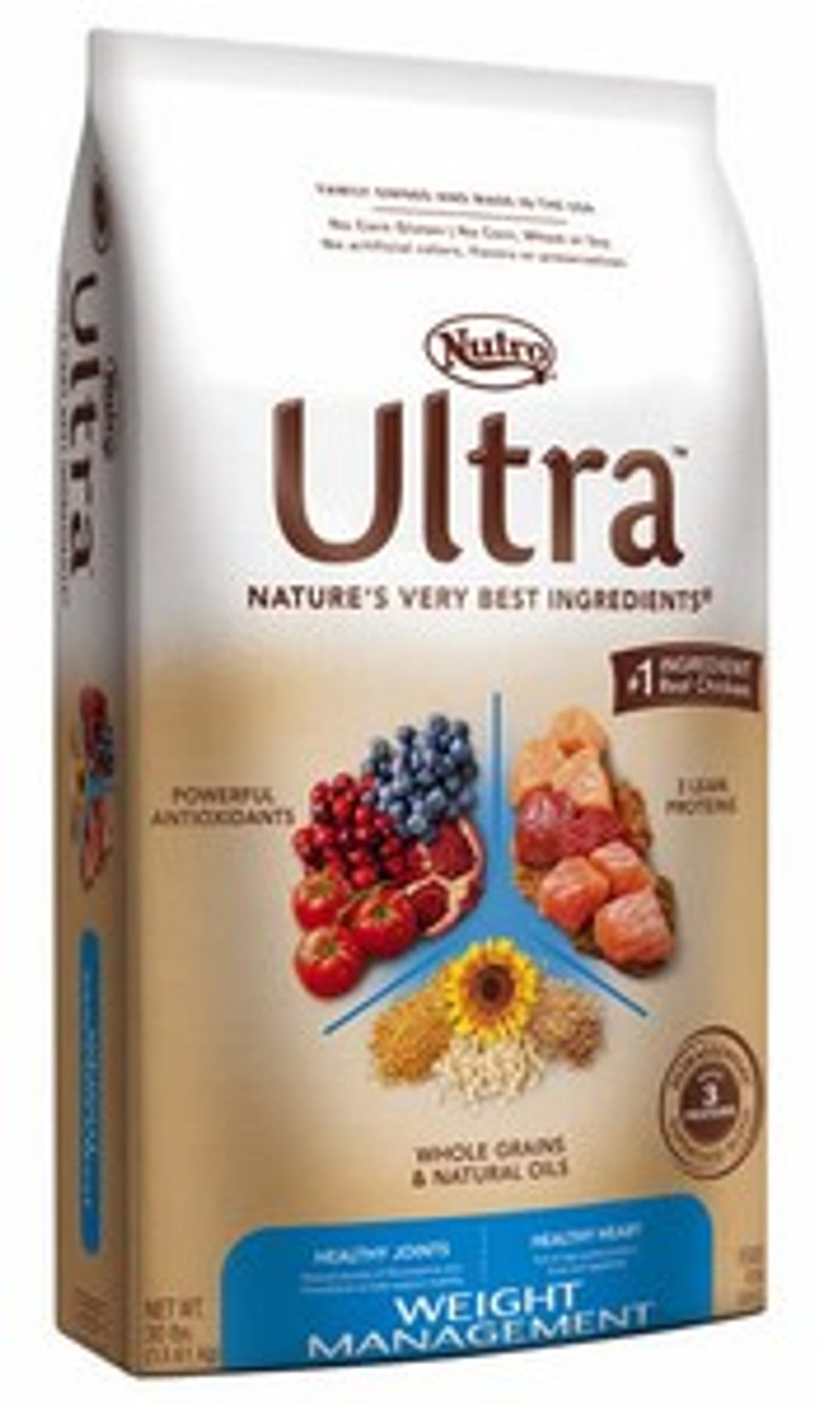 Nutro Ultra Weight Management Dog Food， 30 Lb.