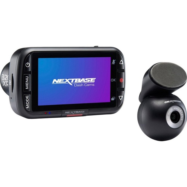 Nextbase 320xr Dash Camera With Rear Window Camera Black