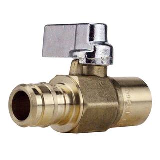 Apollo 12 in. Brass PEX-A Barb x 12 in. Solder Ball Valve EPXV12S