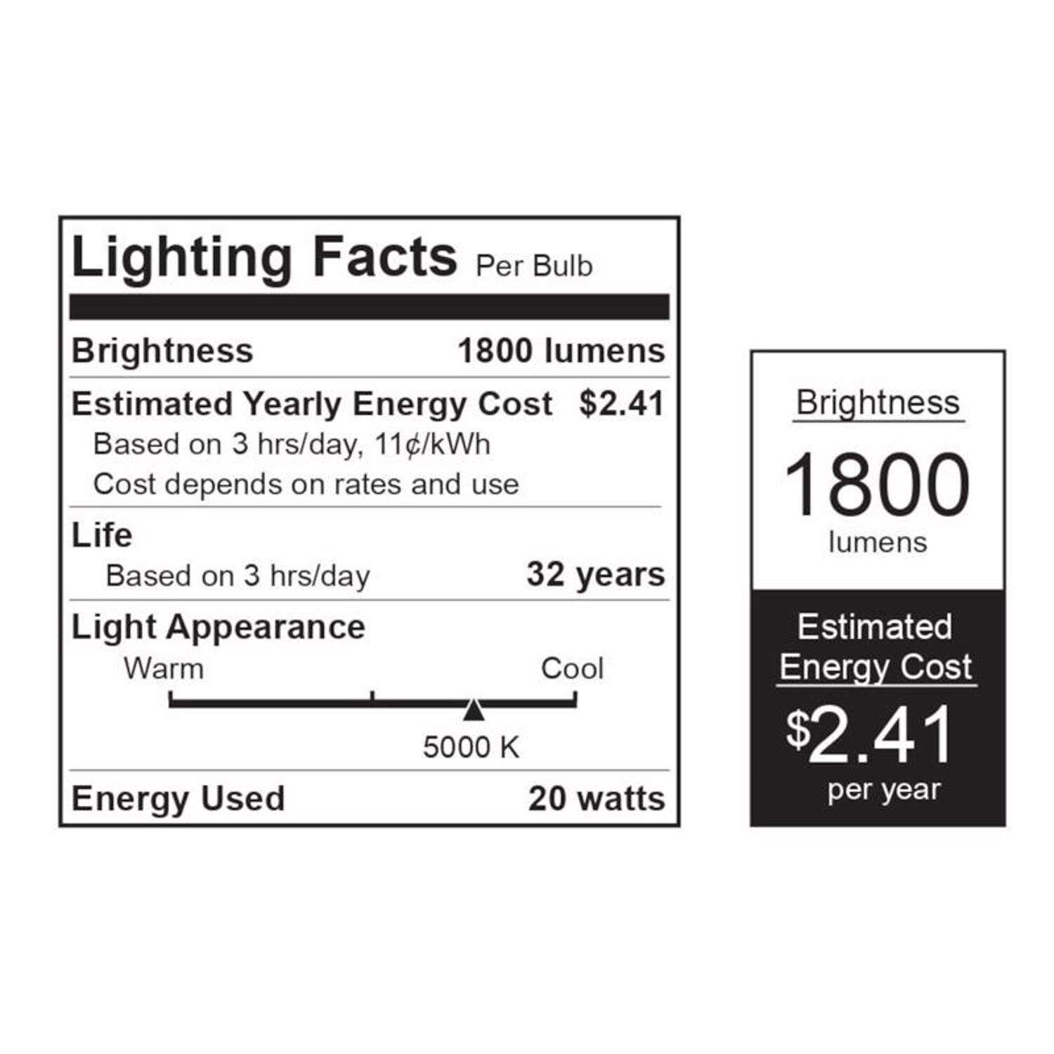 Feit Plug and Play T12 Daylight 48 in. G13 (Medium Bi-Pin) Linear LED Bulb 40 Watt Equivalence 2 pk