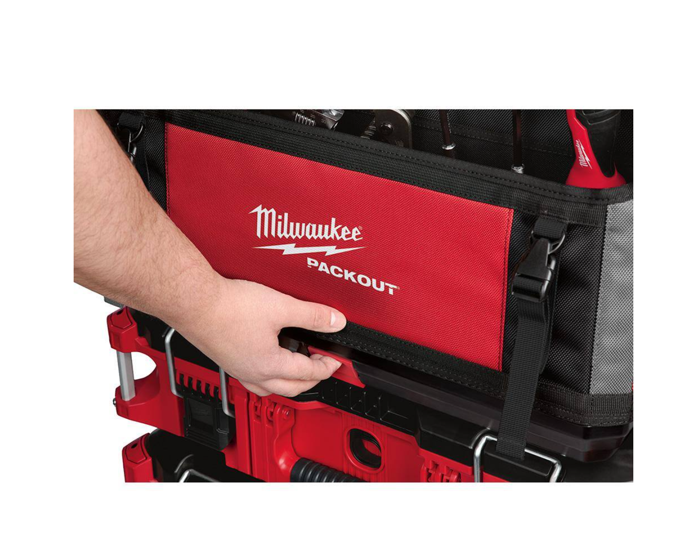 Milwaukee 48-22-8320-48-22-3079 20 in. PACKOUT Tote with 6-in-1 Wire Stripper Pliers