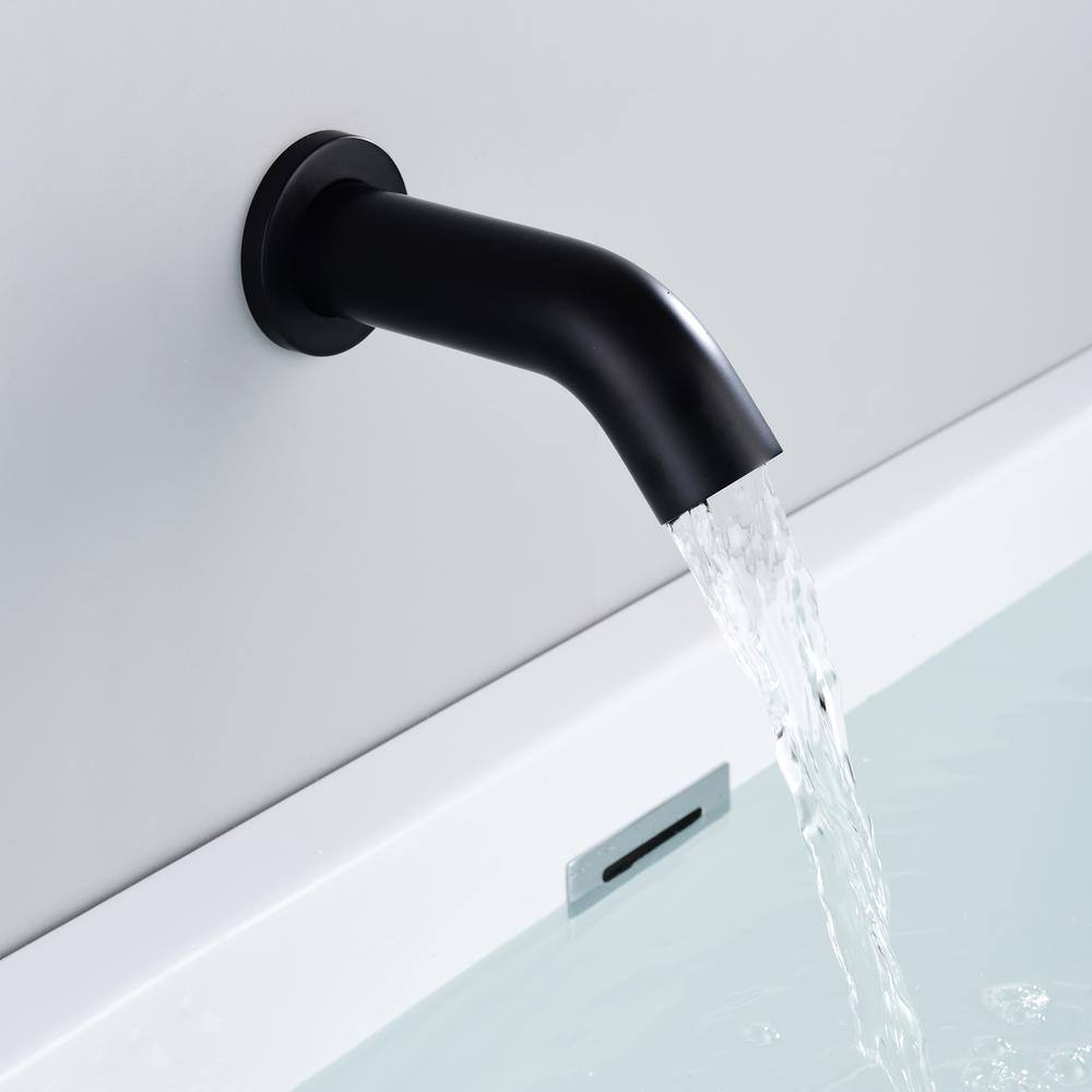 SUMERAIN Triple Handle 1-Spray Tub and Shower Faucet 7.92 GPM in Matte Black (Valve Included) S3231DI-HD