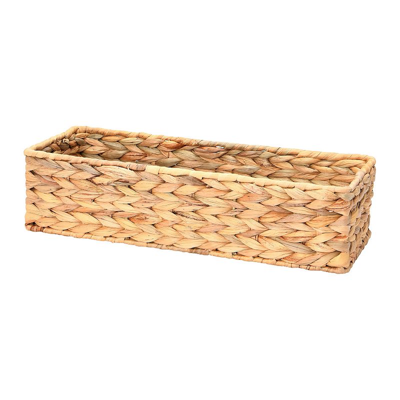 Household Essentials Hyacinth Rectangular Storage Basket