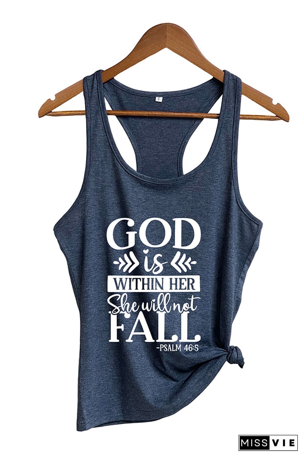 God is within her she will not fall Sleeveless Tank Top Wholesale