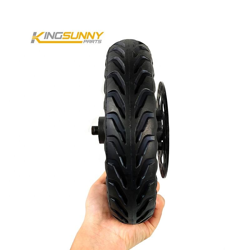 Rear Wheel plus Solid Honeycomb Tire  120mm Brake Disc for Xiaomi Pro Pro2 Tyres Electric Scooter Spare Parts