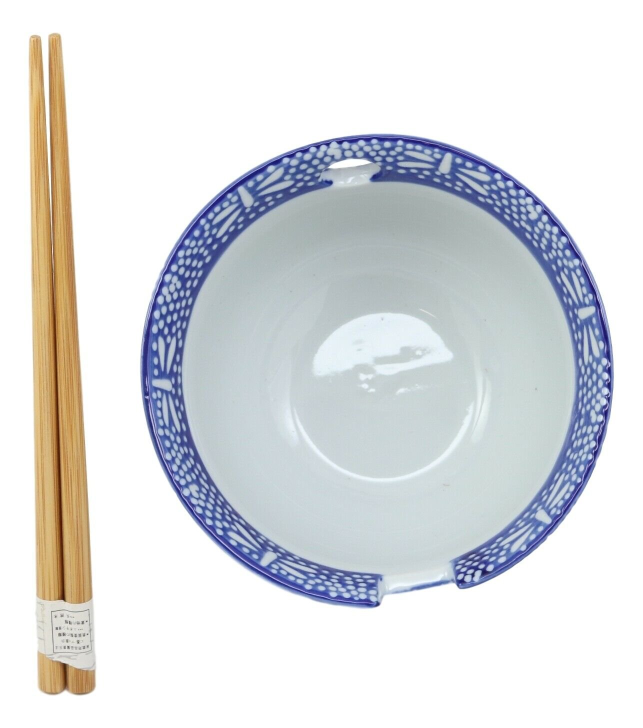 1 Ming Style Tombo Dragonfly Ramen Noodles 5D Soup Rice Bowl With Chopsticks Set EBR02