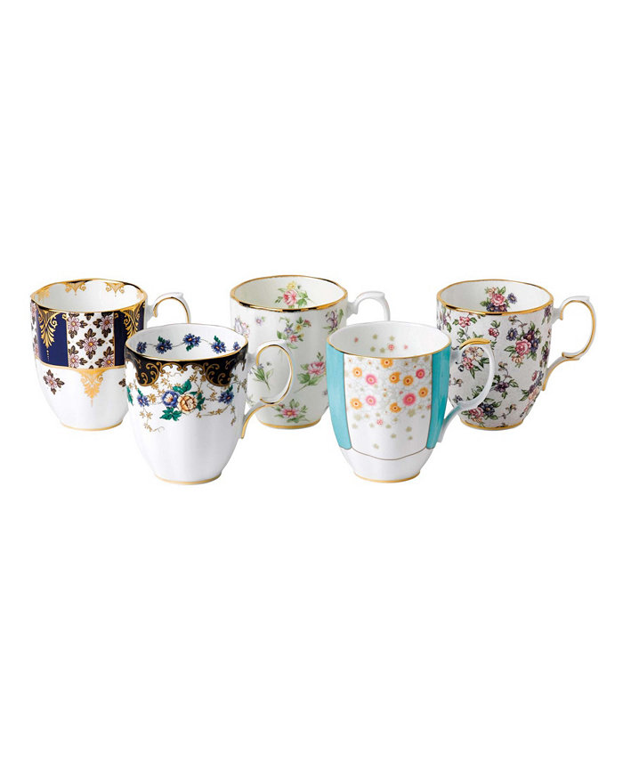 Royal Albert 100 Years 1900-1940 5-Piece Mug Set