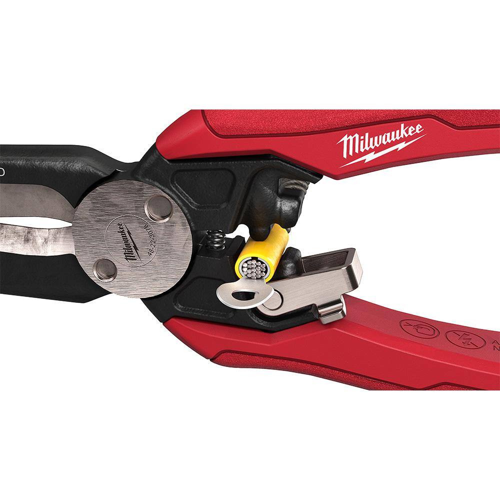 MW 9 in. 7-in-1 Combination Wire Stripper Cutting Pliers and 13-in-1 Multi-Bit Cushion Grip Screwdriver 48-22-3078-48-22-2880