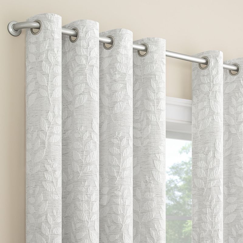 eclipse Magnitech 2-Pack Botanical Blackout Window Curtains