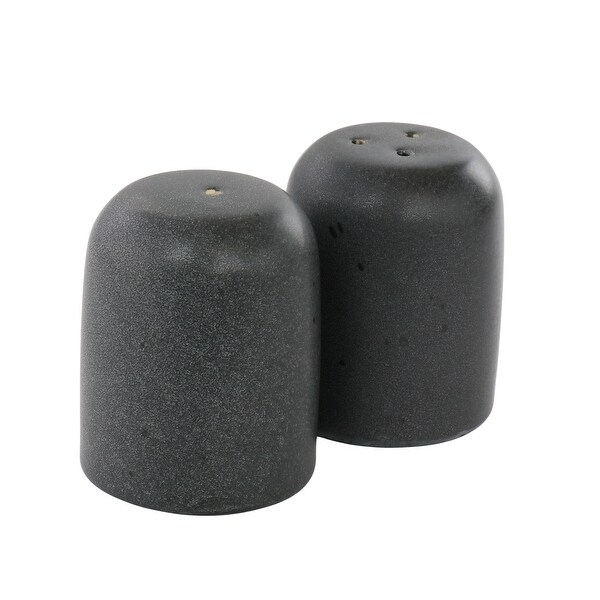 2.3 Inch Stoneware Salt and Pepper Shaker Set in Truffle