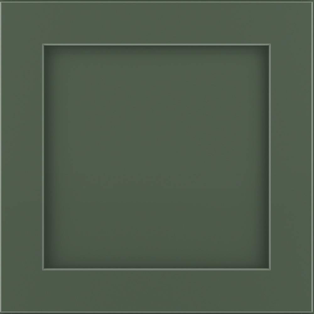 American Woodmark San Mateo 12-78 in. W x 13 in. D x 34 in. H Cabinet Door Sample in Painted Sage 98162