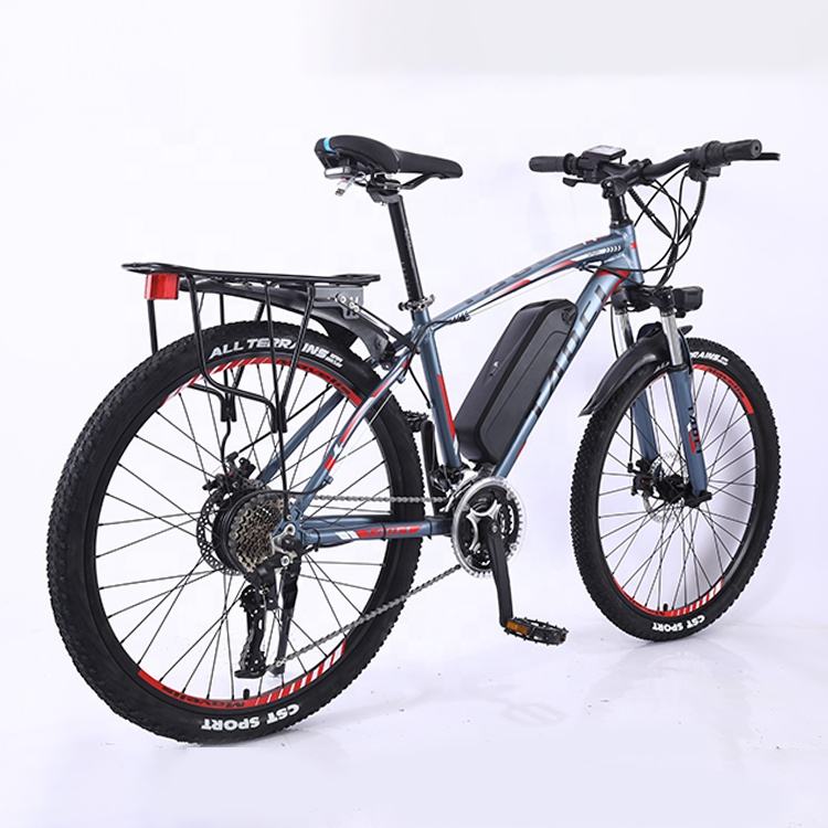 New arrival lithium battery bike aluminum alloy frame street use cool design electric mountain bike for adults