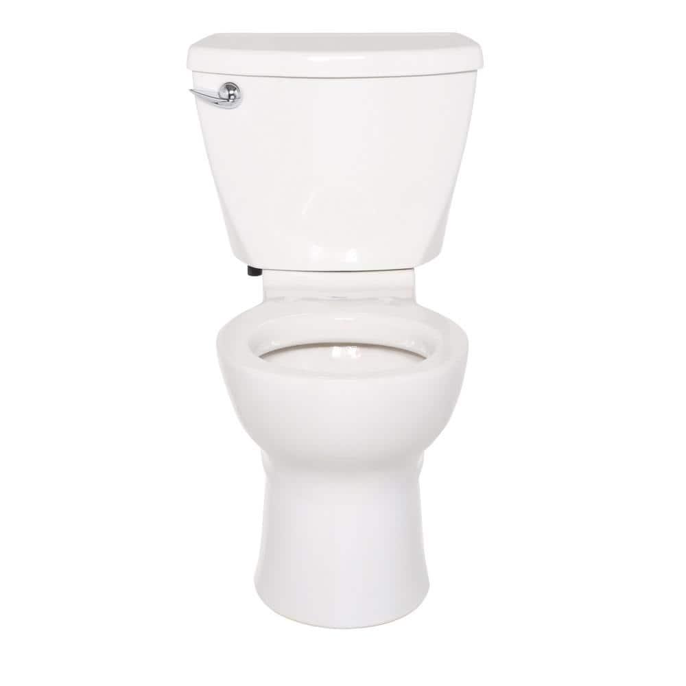 American Standard Cadet 3 PowerWash 10 in Roughin 2Piece 128 GPF Single Flush HighEfficiency Round Toilet in White