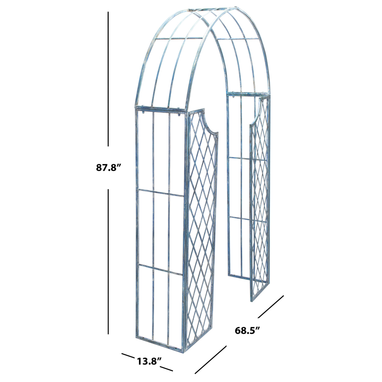 SAFAVIEH Outdoor Collection Jaida Arbor Antique Blue