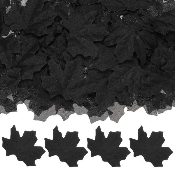 200Pcs Artificial Maple Leaves，Fake Fall Leaves Faux Autumn Leaf Fall