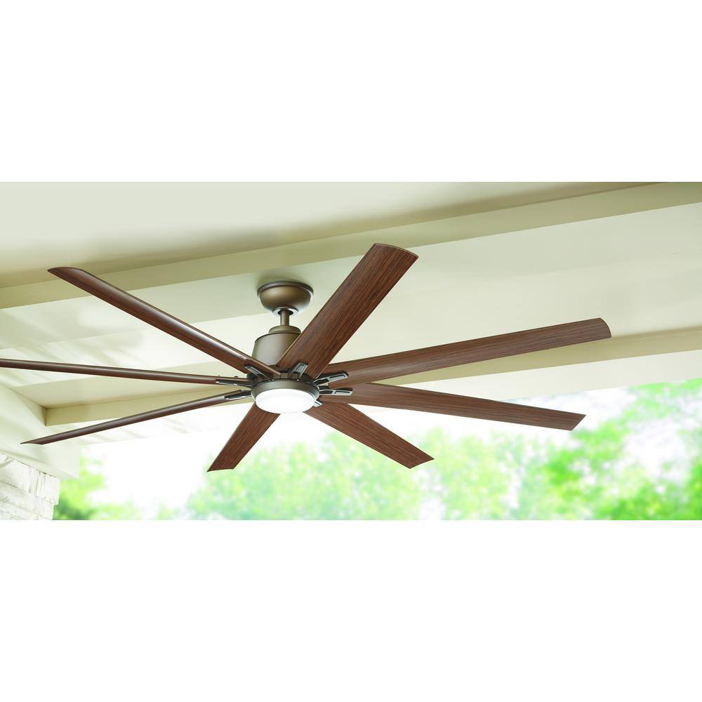 Home Decorators Collection Kensgrove 72 in. Integrated LED IndoorOutdoor Espresso Bronze Ceiling Fan with Light and Remote Control YG493E-EB