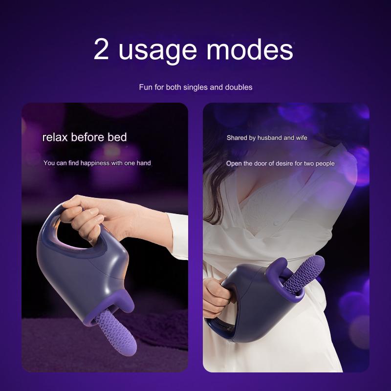 Female Fully Automatic Retractable Heated Massage Gun Machine