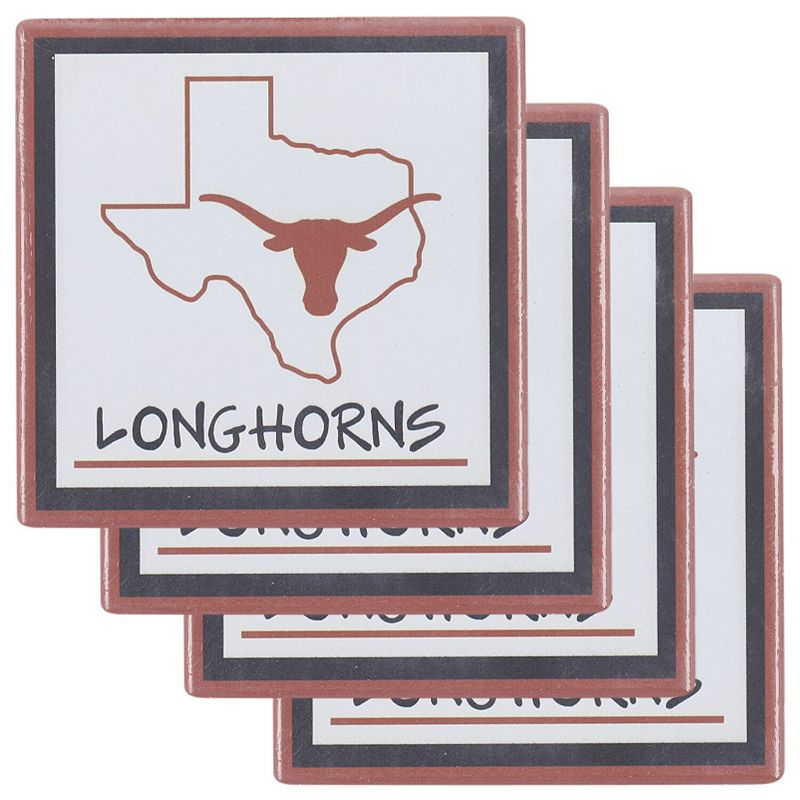 Texas Longhorns Four-Pack Coaster Set