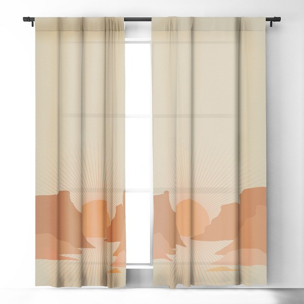 1pc Blackout Window Curtain Panel Deny Designs