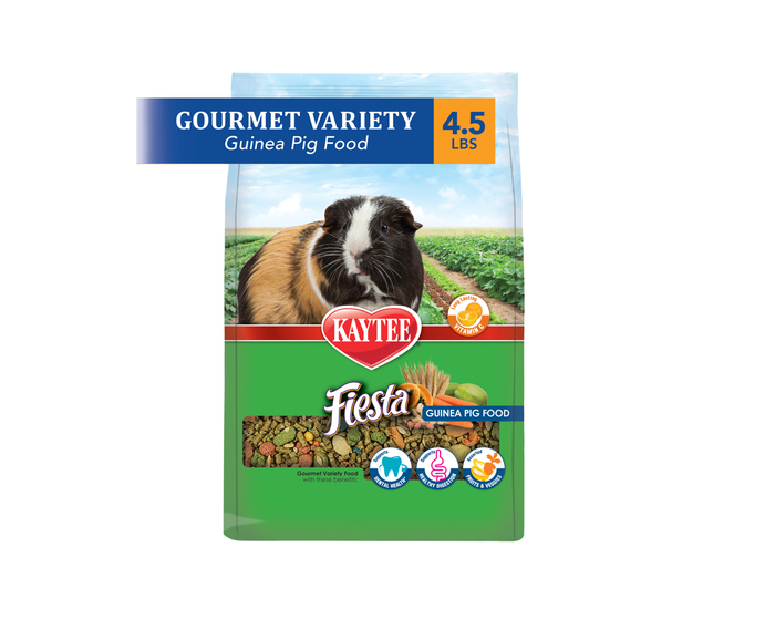 Kaytee Fiesta Guinea Pig Food， 4.5 lb. Bag - 100037333