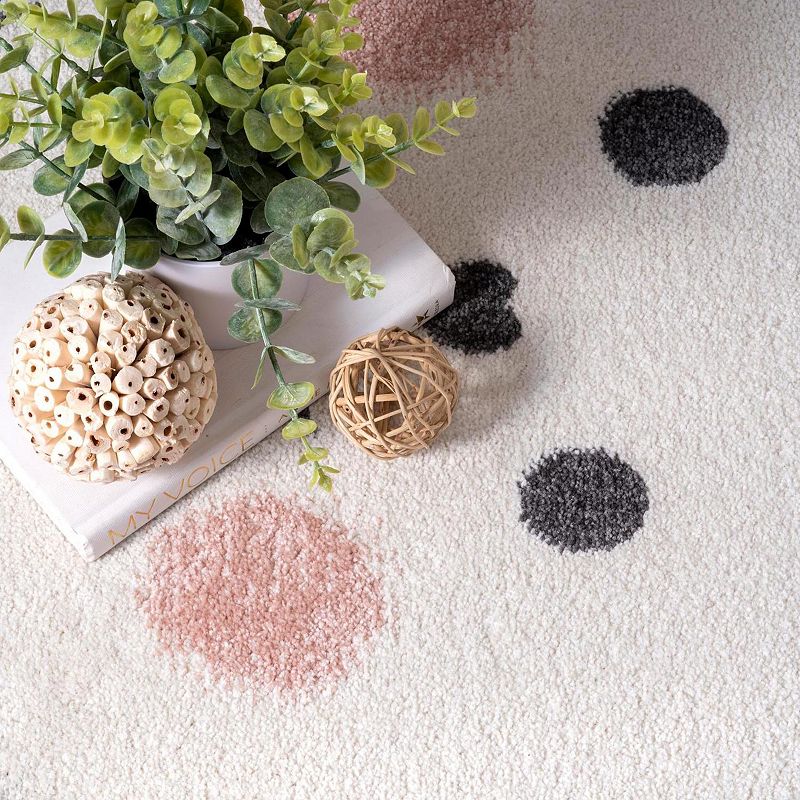 nuLOOM Harlee Blushing Bears Nursery Area Rug