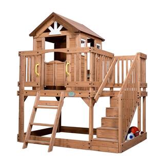 Backyard Discovery Scenic Heights Cedar Playhouse 1605336com