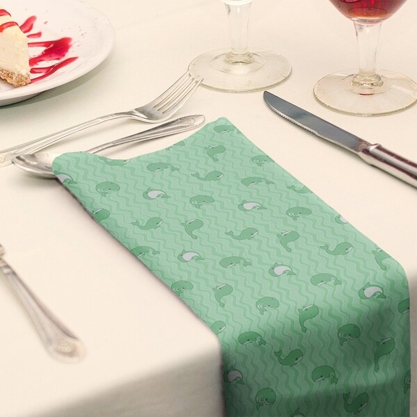 Whales Pattern Napkin