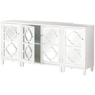 Home Decorators Collection Reflections White Mirrored Console Table SH00133-W