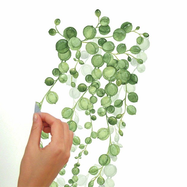 X 9 quot String Of Pearls Vine Peel And Stick Wall Decal Roommates