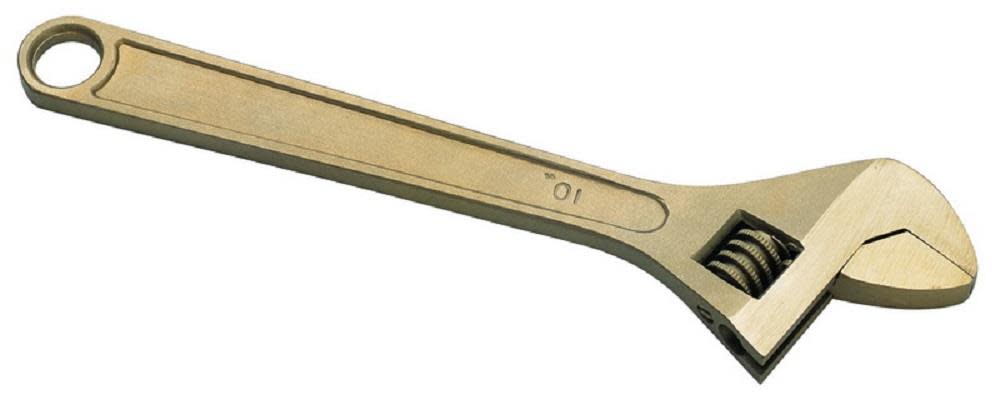 Non Sparking 10 Adjustable Wrench ;