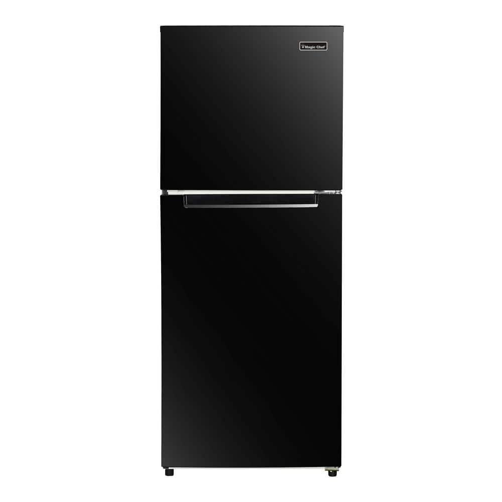 Magic Chef 101 cu ft Top Freezer Refrigerator in Black