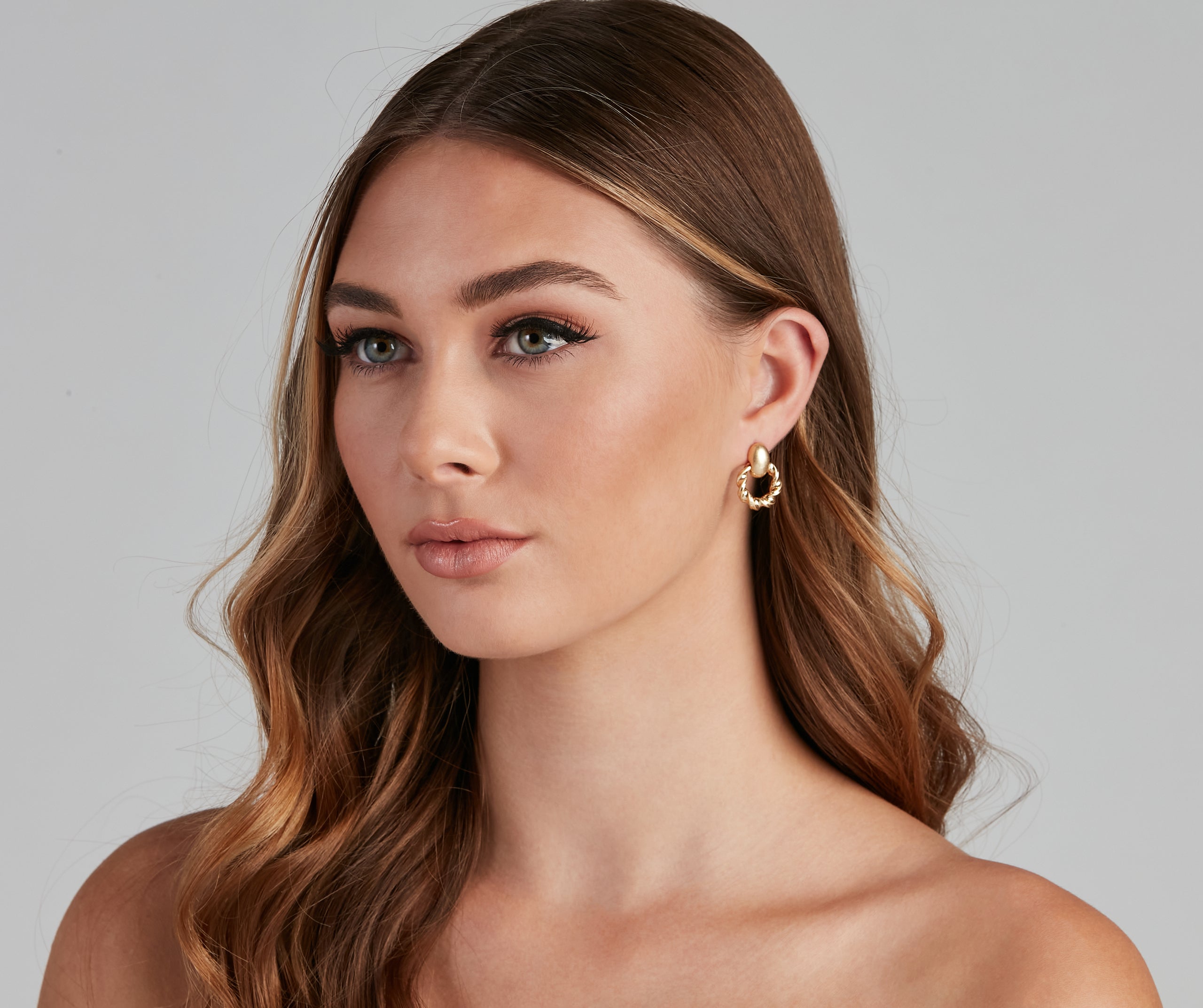 Twist Of Glam Mini Hoops